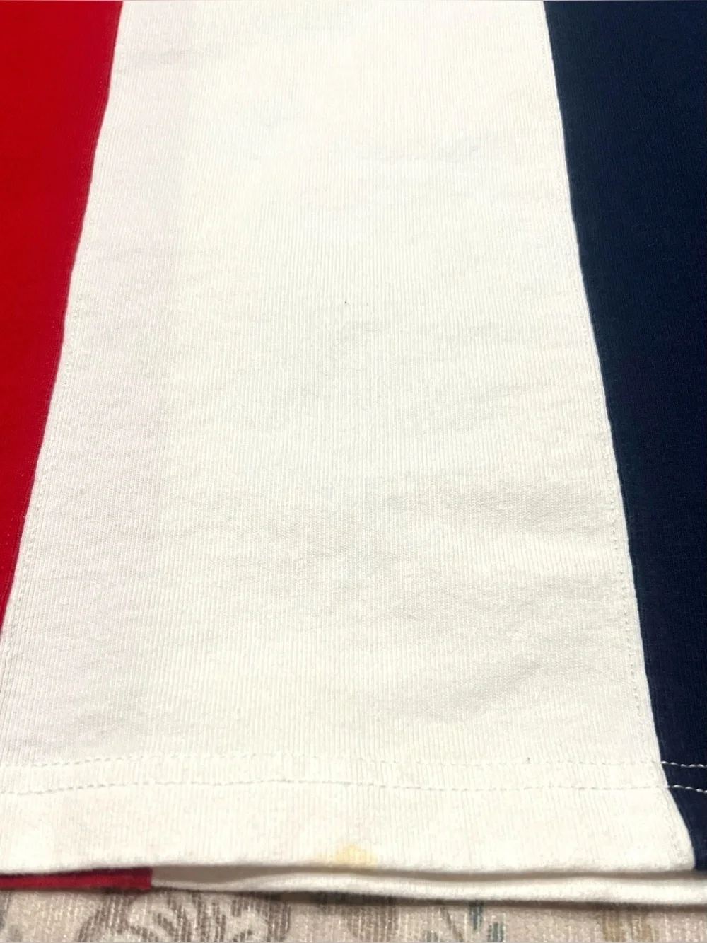 Polo Ralph Lauren Classic Fit Cotton Rugby Shirt Red/White/Blue Men’s Large